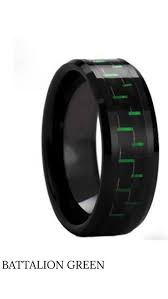 Battalion Green Wedding Bands For Him Ceramic Wedding Bands Wedding Bands