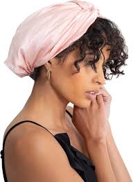 Grace Eleyae GE Women's Adjustable Silk Twist Turban Soft Sleepwear Head  Wrap, Blush, Blush, One Size : Amazon.ca: Clothing, Shoes & Accessories