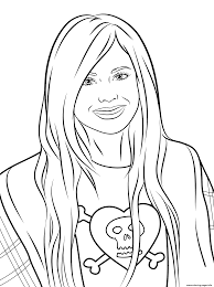 Check spelling or type a new query. Avril Lavigne Celebrity Coloring Pages Printable