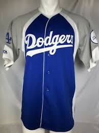 Vintage brooklyn dodgers jersey blue majestic cooperstown collection rare hodges. Manny Ramirez Los Angeles Dodgers Mlb Jerseys For Sale Ebay