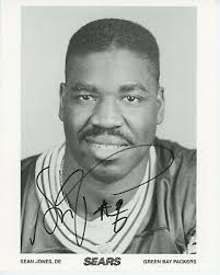 SEAN JONES Signed 8x10 Photo Autograph Green Bay Packers SUPER BOWL