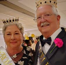 Ed and Teddy Repose. King and Queen of San Pedro's Senior's Prom.🌹