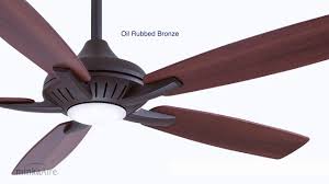 This is one of those indoor minka aire ceiling fans which does not come with light fittings but is available in oil rubbed bronze body to give it a wooden look, and it's also available in brushed aluminium and white as well. Minka Aire Dyno Ceiling Fan Youtube