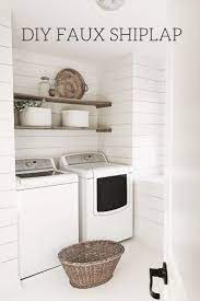 Bedroom farmhouse paint colors 2020 laundry room. Diy Faux Shiplap Laundry Room Inspiration Laundry Room Paint Color Faux Shiplap
