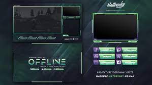 This does require you to have obs or. Best Cheap Twitch Overlay Template Green Mattovsky Graphic Designer