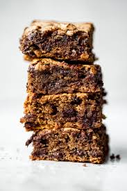 Fudgy Almond Butter Blondies Ambitious Kitchen Recipe Coconut Flour Recipes Dairy Free Chocolate Chips Coconut Flour