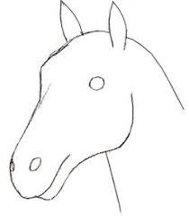 How do you draw a horse face? How To Draw A Horse Head Draw Step By Step Horse Head Drawing Easy Horse Drawing Draw A Horse