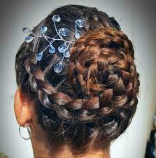 This sort of style would go fantastically well with a 50s style wedding dress.the most evident hair updo trend this season is a messy, carefree style. Fantasy Braiding And Hairstyles Startseite Facebook