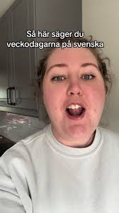 Lär dig veckodagarna på svenska