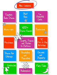 Hundreds Of Drama Lesson Plans Short Scripts Training Videos And More This Site Will Make Planning Drama Activities Middle School Drama Lessons Drama Ideas