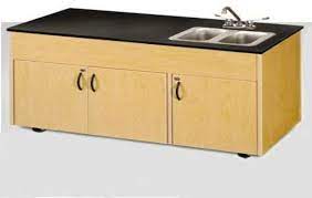 It's portable kitchens like these that make us never want to go home. Portable Hand Wash Sink Portable Sinks With Hot Water Portable Sinks Prefab Outdoor Kitchen Outdoor Kitchen Cabinets