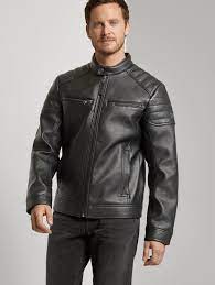 Interior car accessories air fresheners car mats tailored car mats breakdown essentials car seat covers & cushions exterior styling exterior protection styling lights wheel trims & alloys boot liners breathalysers replacement mirror glass locking. Faux Leather Biker Jacket With A Stand Up Collar From Tom Tailor