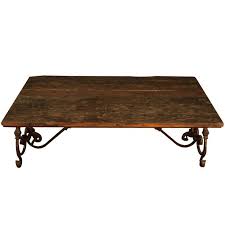 French marble & wrought iron coffee table in the style of the productions of the same period of gilbert poillerat sourced form the south of france measu. Ornate Wrought Iron Wood Coffee Table 1stdibs Com Coffee Table Wood Iron Coffee Table Coffee Table