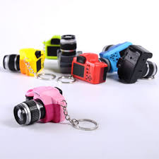 2017 Led Luminous Sound Glowing Pendant Keychain Bag Accessories Plastic Toy Camera Car Key Chains Kids Digital Slr Camera Toy Toy Camera Digital Slr Keychain