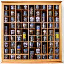 Available in the middle room or wall free standing versions. 12 Best Shot Glass Display Cabinet Ideas Shot Glass Glass Display Case Shot Glasses Display