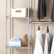 The seville classics® expandable closet/room organizer is designed to coordinate with just about any home interior. Amazon Com Seville Classics Double Rod Expandable Clothes Rack Closet Organizer System 58 To 83 W X 14 D X 72 Chrome Home Kitchen