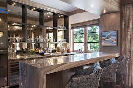 Wet Bar Hogar Barra De Bar Casas Residenciales