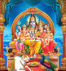 Lord Shiva Parvathi Ganesha Kartikeya Sitting Hd Wallpaper Free Shiva Parvathi Ganesha Kartikeya Sitting On The Throne Lord Shiva Family Lord Shiva Hindu Gods