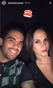 Suso with his girlfriend Alis Rodriguez 🍣
