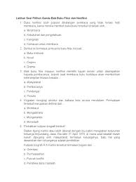 Contoh soal pilihan ganda tentang r.a kartini. Latihan Soal Pilihan Ganda Buku Fiksi Dan Non Fiksi Pdf