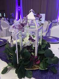 See more ideas about quinceanera decorations, quinceanera, diy guide. Butterflies In The Lilacs Lovely Garden Centrepieces For This Wedding Lethbridgeeventrent Quince Decorations Quinceanera Decorations Quinceanera Centerpieces