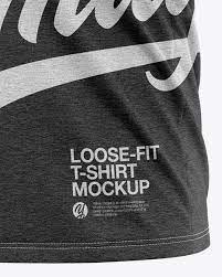 Download Men S Heather Loose Fit T Shirt Mockup Front Half Side View In Apparel Mockups On Yellow Images Object Mockups