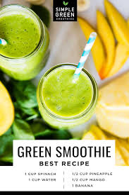 Best Green Smoothie Recipe Instant Natural Energy Boost Recipe Green Smoothie Recipes Easy Green Smoothie Smoothie Recipes