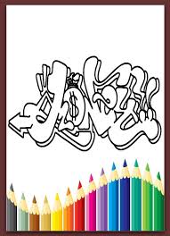Top graffiti words coloring pages for teenagers photos download cool graffiti coloring pages Graffiti Coloring Book For Android Apk Download