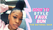 Low Bun With Marley Hair