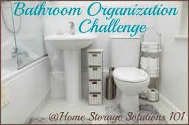 Bathroom Organization Challenge Step By Step Instructions