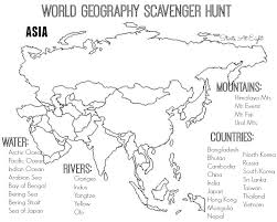 World Geography Scavenger Hunt South America Free Printable World Geography Geography Activities Geography Worksheets
