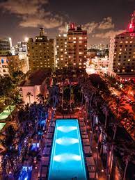 With over 18,000 square feet of striking architectural design thro Delano South Beach At Night By Aventura Mag Beach At Night Delano South Beach South Beach