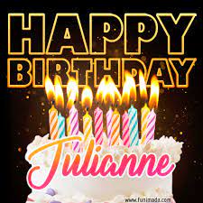 Julianne Animated Happy Birthday Cake Gif Image For Whatsapp Download On Funimada Com