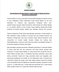 Jabatan bekalan air luar bandar bintulu divisional (jbalb bintulu). Jbalb Sarawak Siaran Media Jabatan Bekalan Air Luar Facebook