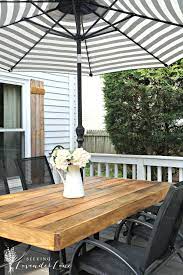 Cheap Home Decor How To Update An Outdated Outdoor Furniture Rustic Patio Diy Patio Table Patio Makeover