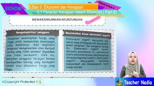 Ialah kajian ekonomi sebuah negara secara menyeluruh / secara agregat dari segi pendapatan negara, guna tenaga, pengangguran, tingkat harga umum & imbangan pembayaran. Topik 5 1 Ekonomi Dan Kerajaan Peranan Kerajaan Dalam Ekonomi Jom Tuisyen