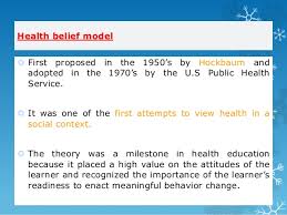 Health Behavior Models