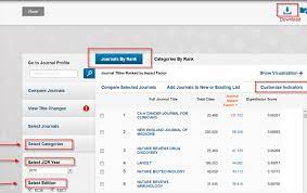 Display journals with at least. Journal Citation Reports Journal Title Lists
