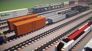 Minecraft Freight Railcars Train Tutorial Youtube Minecraft Modern Minecraft Minecraft Construction
