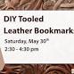 DIY Tooled Leather Bookmarks