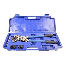 60648 ridgid 3 ips viega megapress xl ring jaw only for booster press tool. Iwiss Iws 1632af Plumbing Copper Pipe Crimper Press Tube Tools With 1 2 3 4 1 Jaws Suitable For Viega Copper Only Pro Press Elkhart Conex Pipe Fittings Masterplumbers Com