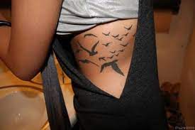 25 Unique Bird Flocks Tattoos To Try This Year Tattoos Tattoos For Women Picture Tattoos