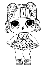 These dolls come with 7 surprises, including clothes, shoes, and a bottle. Lol Surprise Doll Coloring Pages Printable Free Novocom Top