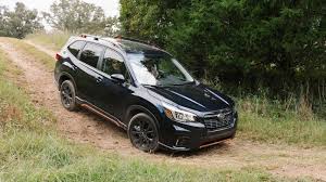 Gold wheels, a hood scoop, and an oversized spoiler? The 2019 Subaru Forester Looks Tougher And Rides Better But Is Desperate For Power