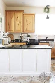 Black And Wood Kitchen Decor Kitchen Decor And Updates Embracing What I Have Kitchen Island Makeover Kitchen Cabinets Kitchen Diy Makeover