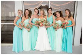 Lesner Inn Seer Sucker Mint Turquoise Gold And Coral Wedding 0062 Turquoise Bridesmaid Dresses
