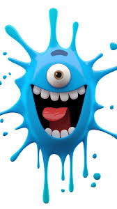 Find monster pictures and monster photos on desktop nexus. Download Wallpaper 720x1280 Blue Blob Monster Bright Smiling Monster On A White Background Blue Monster Blo Cartoon Wallpaper Crazy Wallpaper Cute Wallpapers