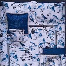 Le lenzuola bassetti matrimoniali o singolo. Roberto Cavalli Set Lenzuola Matrimoniale In Raso Di Cotone Bird Ramage Blu Ebay