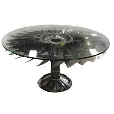 The wood body is then protected in sheeted metal, also to complete the traditional aviation look done with rivets. Boeing 737 Engine Coffee Table The Boeing Store