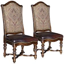 Set Of 2 Valencia Port Side Chairs 4w415 Lamps Plus In 2020 Side Chairs Chair Victorian Interior Design